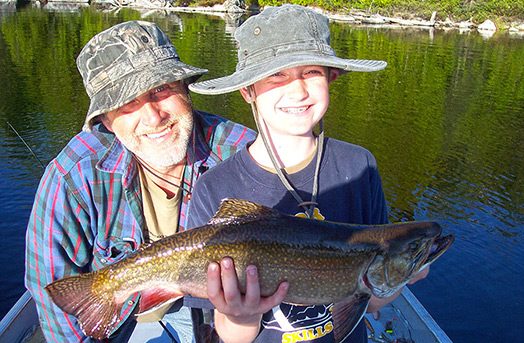 Father And Son Brook Trout Catch 1 Aspect Ratio 524 343